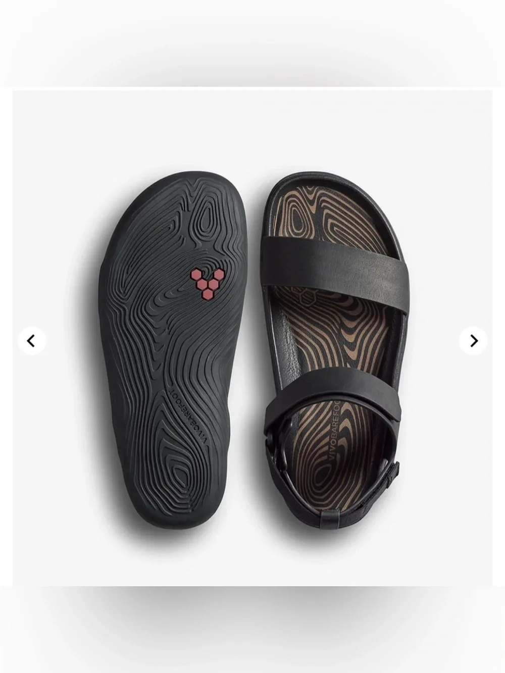 VIVOBAREFOOT SENSUS YIN SANDAL WOMENS. Black Open-Toe Strappy sandals. Sz EU 37.